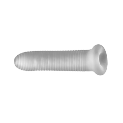 Perfect Fit Fat Boy Micro Ribbed Sheath 6.5" - Clear