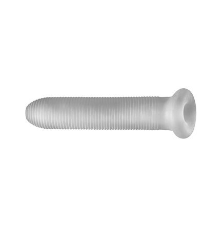 Perfect Fit Fat Boy Micro Ribbed Sheath 7.5" - Clear