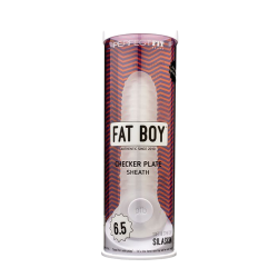Perfect Fit Fat Boy 6.5" Checker Plate Sheath - Clear