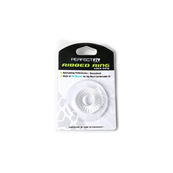 Perfect Fit Ribbed Ring - Clear
