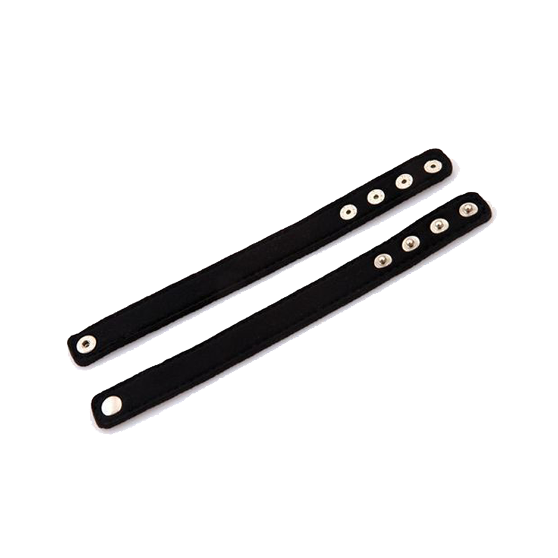 Perfect Fit Neoprene Snap Cock Ring - Black