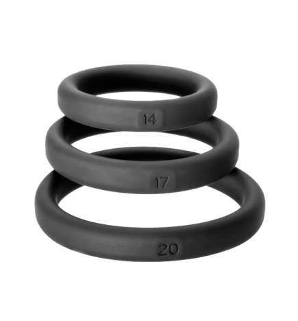 Perfect Fit Xact Fit 3 Ring Kit S/M/L - Black