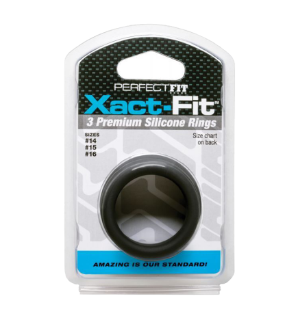 Perfect Fit Xact Fit 3 Ring Kit S/M - Black