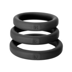 Perfect Fit Xact Fit 3 Ring Kit S/M - Black