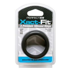 Perfect Fit Xact Fit 3 Ring Kit M/L - Black