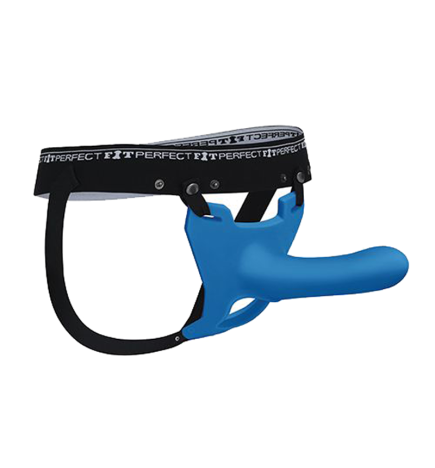 Perfect Fit Zoro 5.5" Strap On w/Case - Blue