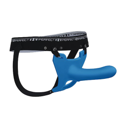 Perfect Fit Zoro 6.5" Strap On w/Case - Blue