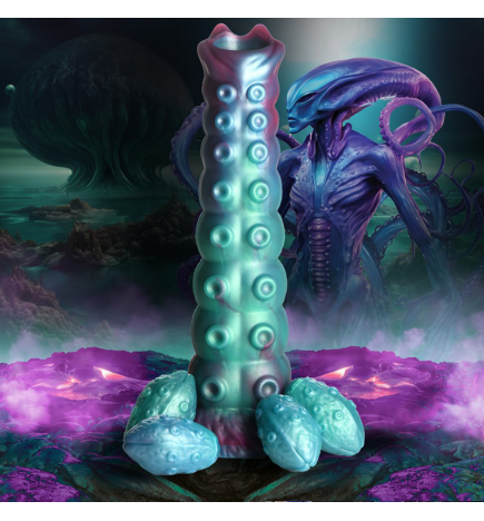 Galactic Breeder Ovipositor Silicone Dildo