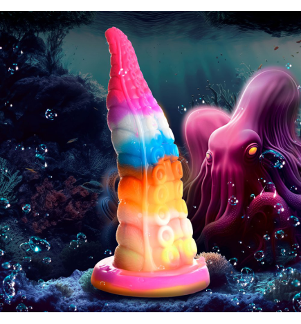 Luminoctopus Glow-In-The-Dark Tentacle Silicone Dildo