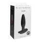 ElectraStim Silicone Noir Rocker Butt Plug - Small