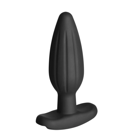ElectraStim Silicone Noir Rocker Butt Plug - Medium