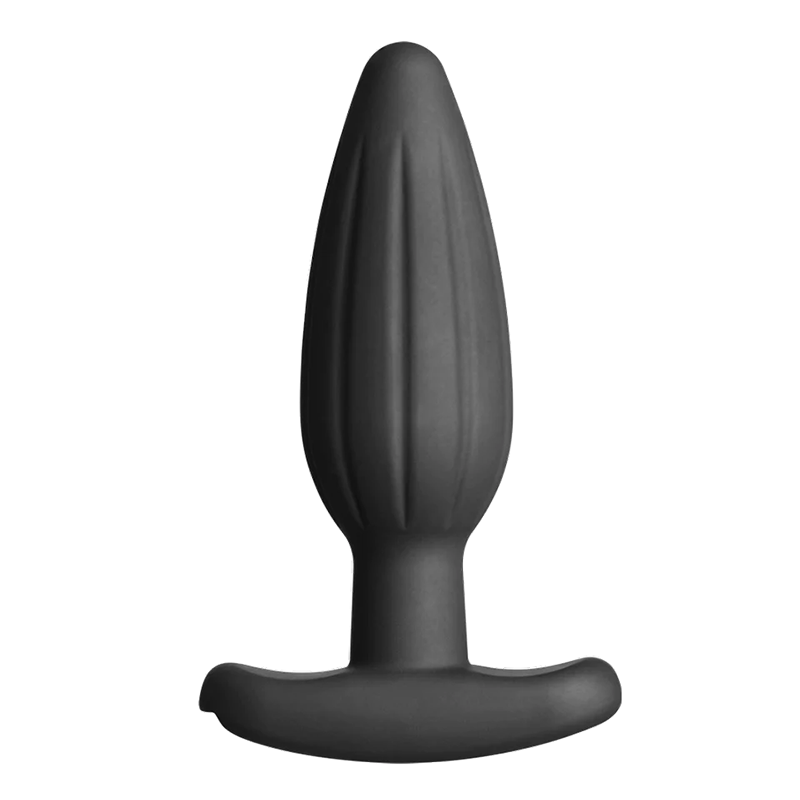 ElectraStim Silicone Noir Rocker Butt Plug - Medium