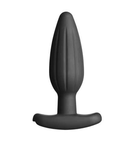 ElectraStim Silicone Noir Rocker Butt Plug - Medium