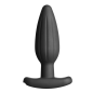 ElectraStim Silicone Noir Rocker Butt Plug - Medium