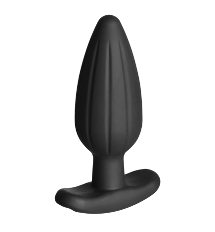 ElectraStim Silicone Noir Rocker Butt Plug - Large