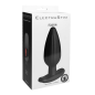 ElectraStim Silicone Noir Rocker Butt Plug - Large