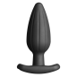 ElectraStim Silicone Noir Rocker Butt Plug - Large