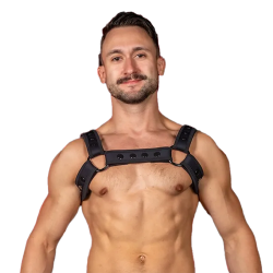 Mr. S Neo Carbon Bulldog Harness - Black
