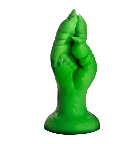 Raptor Claw Fisting Silicone Dildo - Green