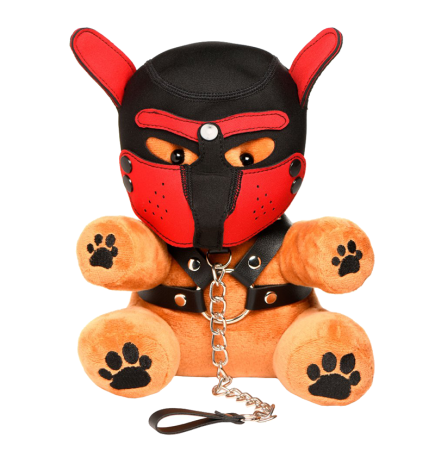 Pup Bear with Removeable Muzzle and Hood