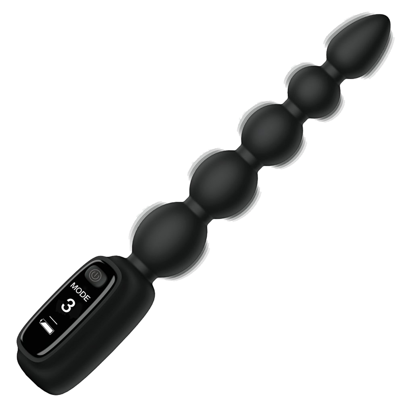Silicone Anal Beads with Digital Display Silicone Anal Beads with Digital Display