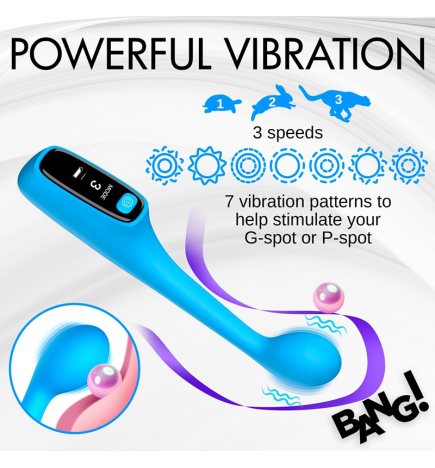 Silicone G-spot Vibrator with Digital Display