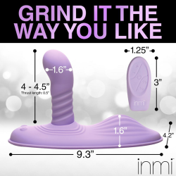 Spin n' Grind Thrusting and Vibrating Silicone Sex Grinder