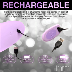 Spin n' Grind Thrusting and Vibrating Silicone Sex Grinder