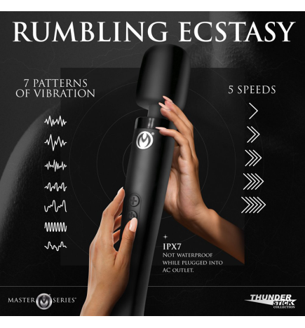 Thunderstick Pro Silicone Wand Massager