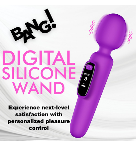 Digital Silicone Wand with Display