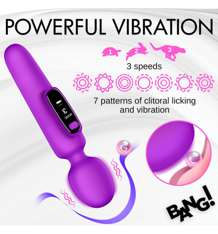 Digital Silicone Wand with Display