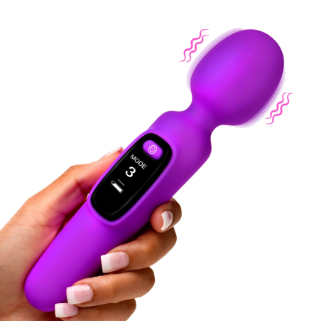 Digital Silicone Wand with Display