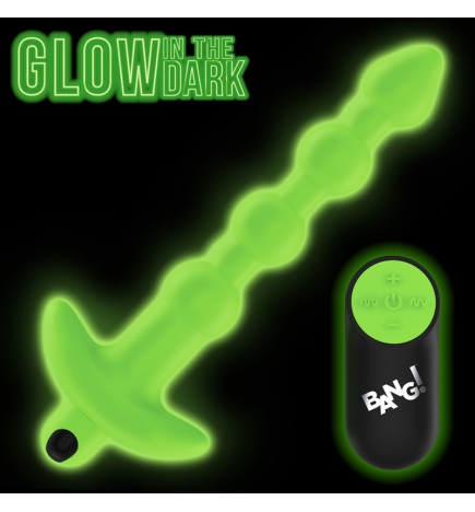 Glow-in-the-Dark Silicone Anal Beads