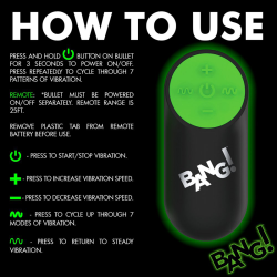 Glow-in-the-Dark Silicone Butt Plug