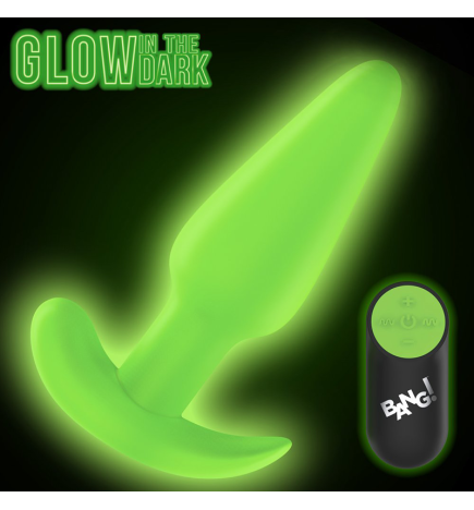 Glow-in-the-Dark Silicone Butt Plug