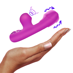 Mini Suction Silicone Rabbit Vibrator