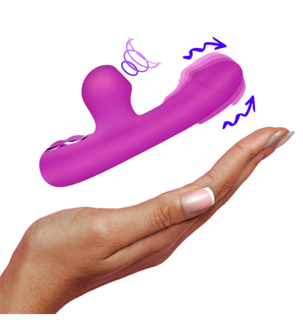 Mini Suction Silicone Rabbit Vibrator