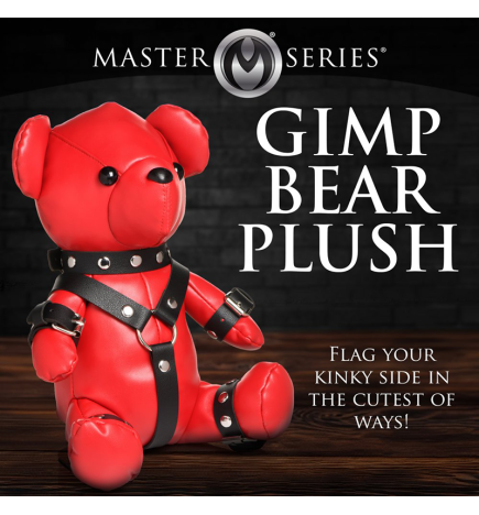 Gimp Teddy Bear - Red