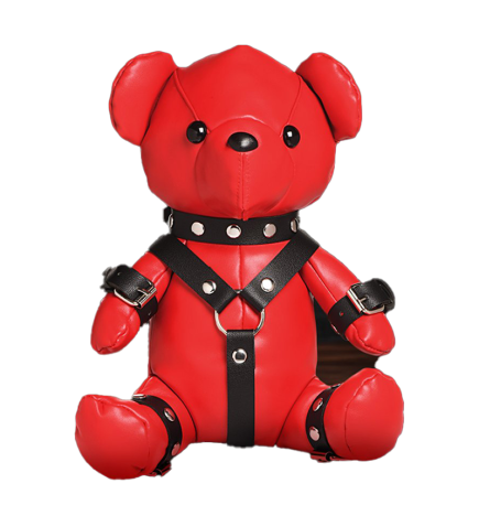 Gimp Teddy Bear - Red