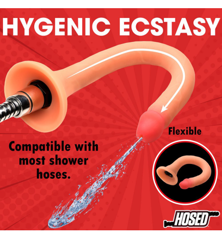 12" Slim Silicone Enema Hose
