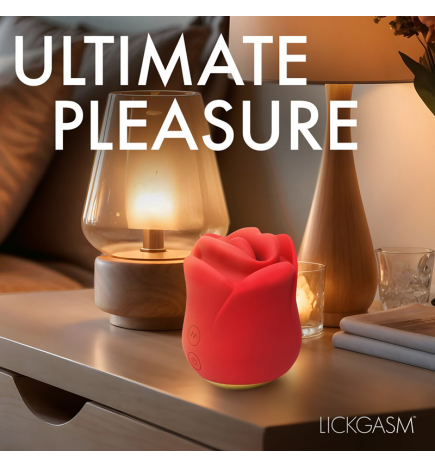 Sweet Kiss Kissing and Vibrating Clitoral Stimulator - Red