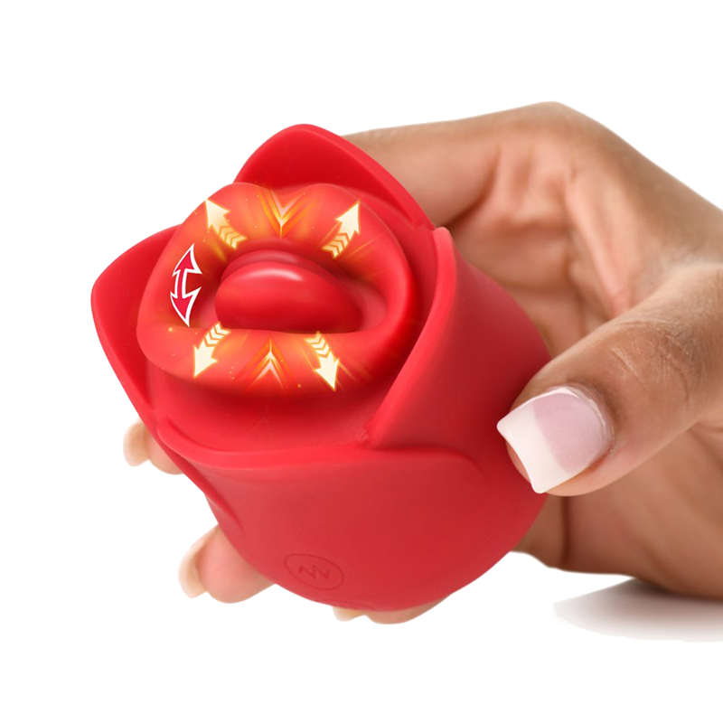 Sweet Kiss Kissing and Vibrating Clitoral Stimulator - Red Sweet Kiss Kissing and Vibrating Clitoral Stimulator - Red