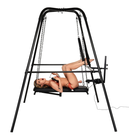 Throne Deluxe Adjustable Sling with Sex Machine