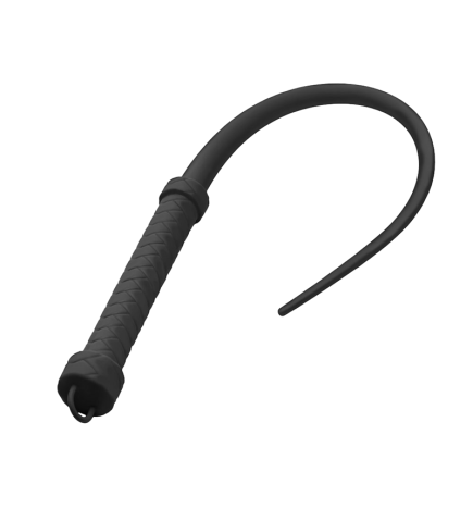 Viper Tail Silicone Whip - Black