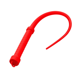 Viper Tail Silicone Whip - Red