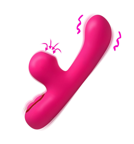 Mini Suction Silicone G-Spot Rabbit Vibrator
