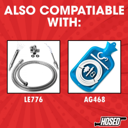 Hosed 15" Thick Enema Hose