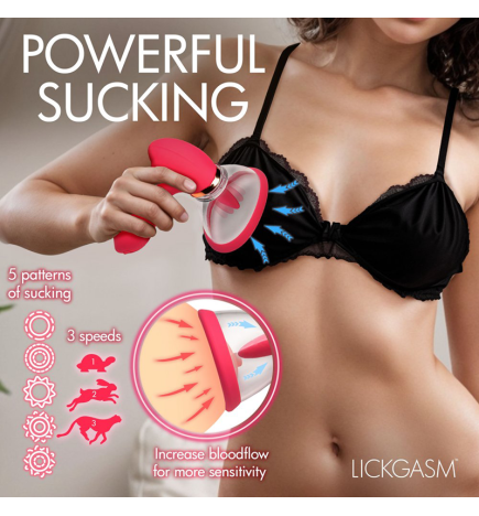 Plump Pleasure Licking & Sucking Clitoral Stimulator