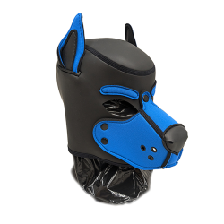 Mr. S Neoprene K9 Hood - Cobalt