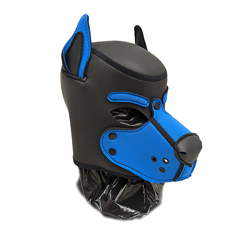 Mr. S Neoprene K9 Hood - Cobalt